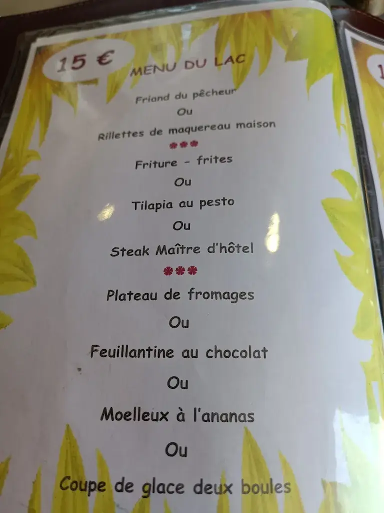 Menu_L'Auberge du Lac_Saint-Ciergues_image_4