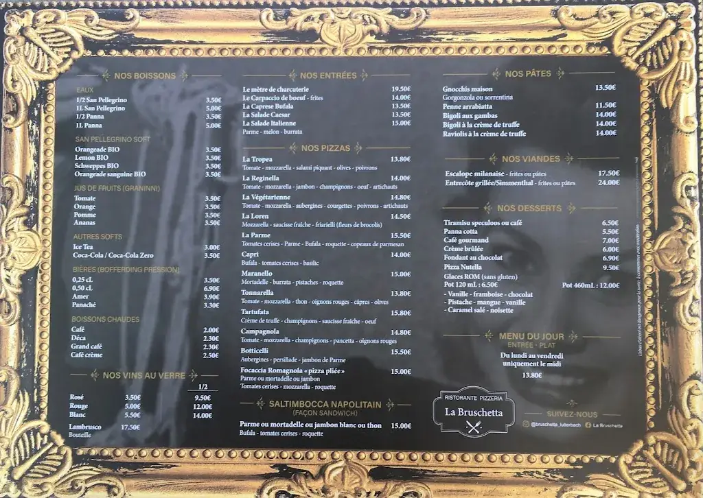 Menu_La Bruschetta Ristorante pizzeria_Lutterbach_image_2
