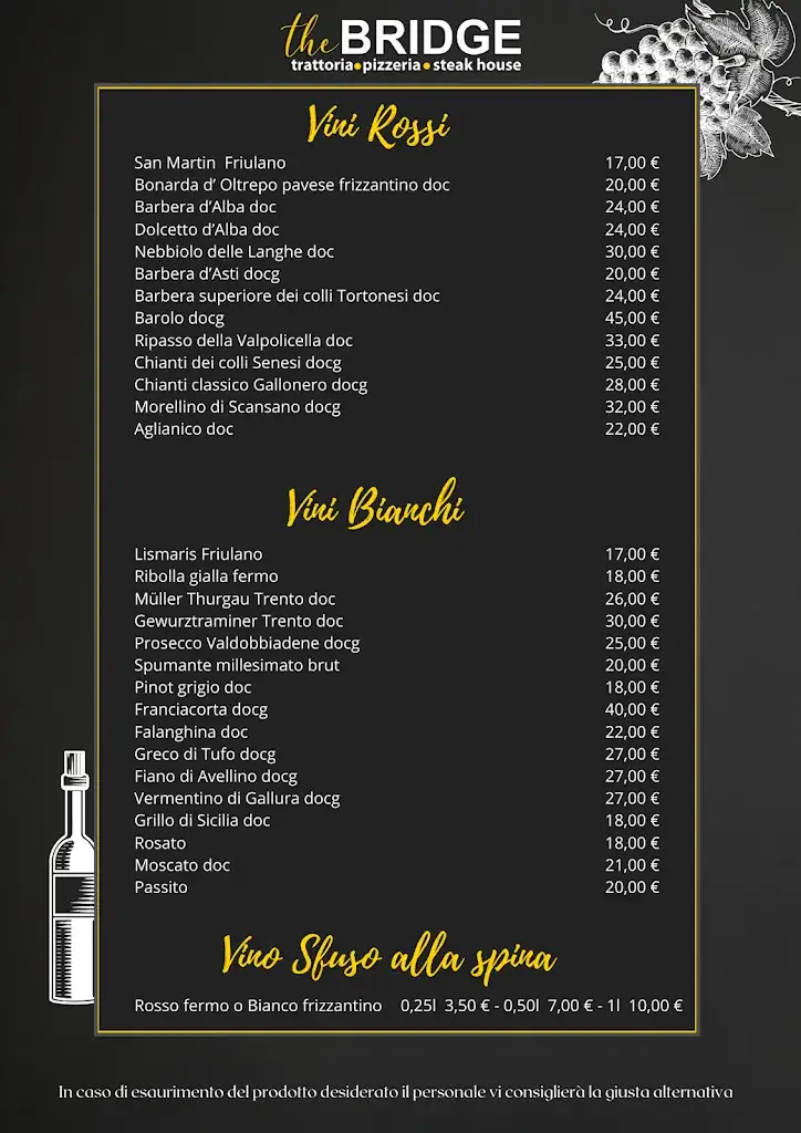 Menu_Ristorante Magenta The Bridge_Italy_image_3