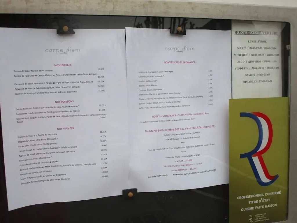 Menu_Le Carpe Diem_Thionville_image_3