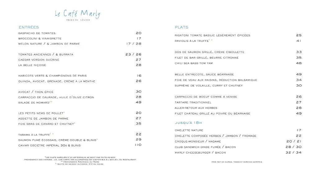 Menu_Le Café Marly_Paris_image_2
