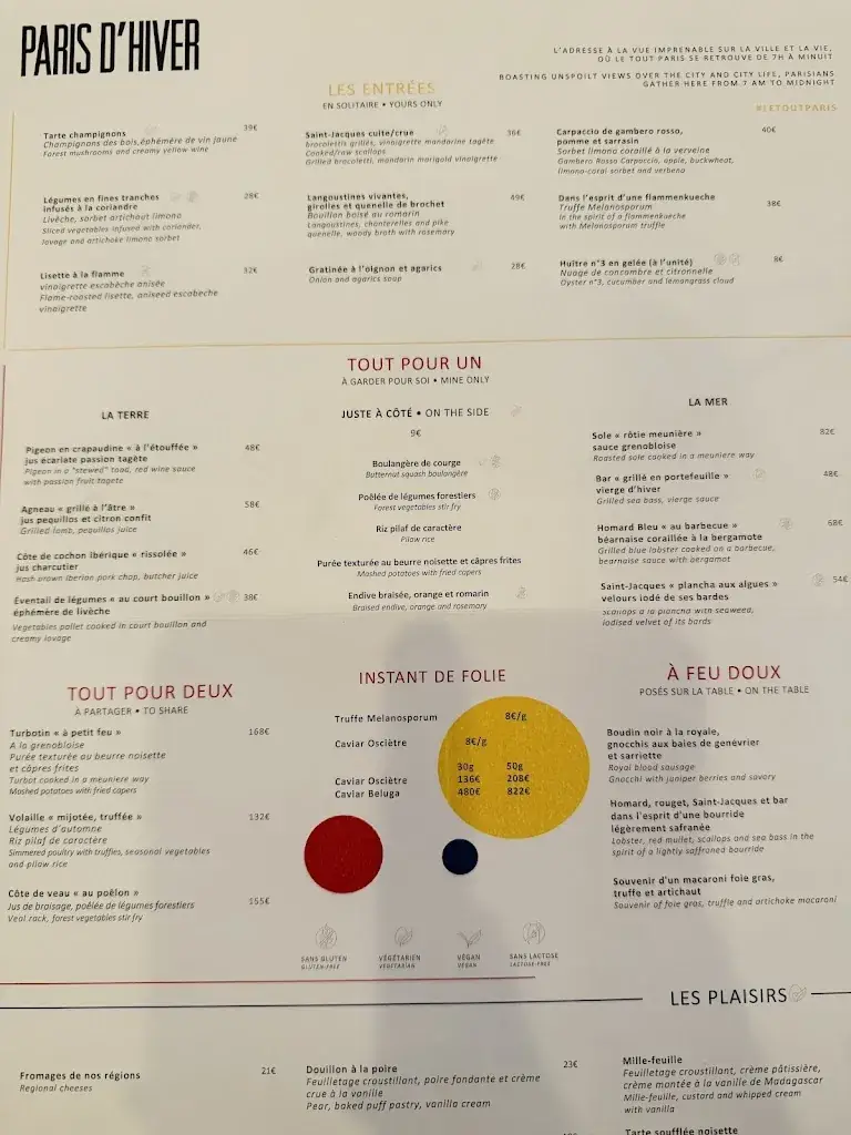 Menu_Le Tout-Paris_Paris_image_1