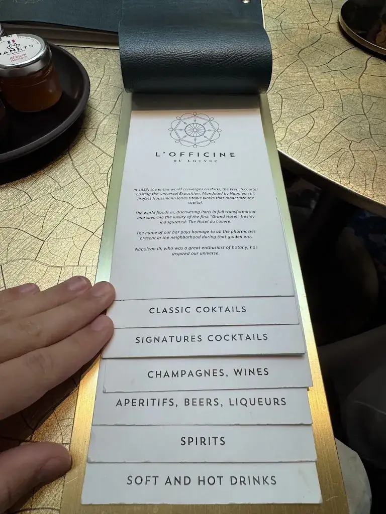 Menu_L'Officine du Louvre_Paris_image_1