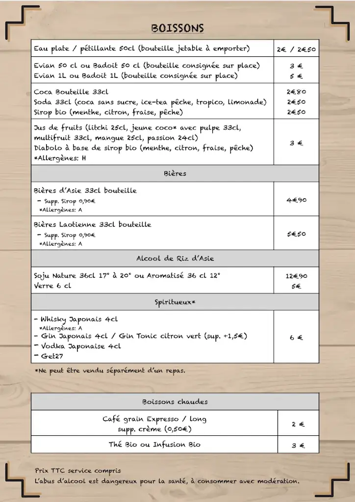 Menu_NYIAM Restaurant Hmong_Chassieu_image_1