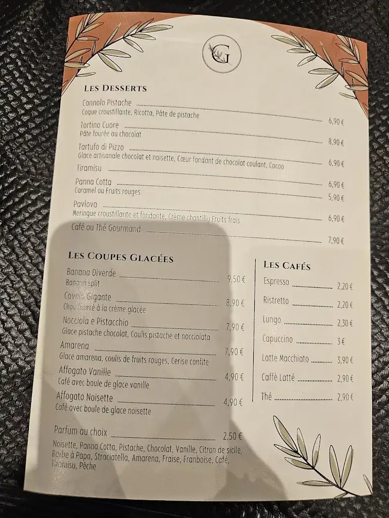 Menu_La Gloria ristorante_Ludres_image_2