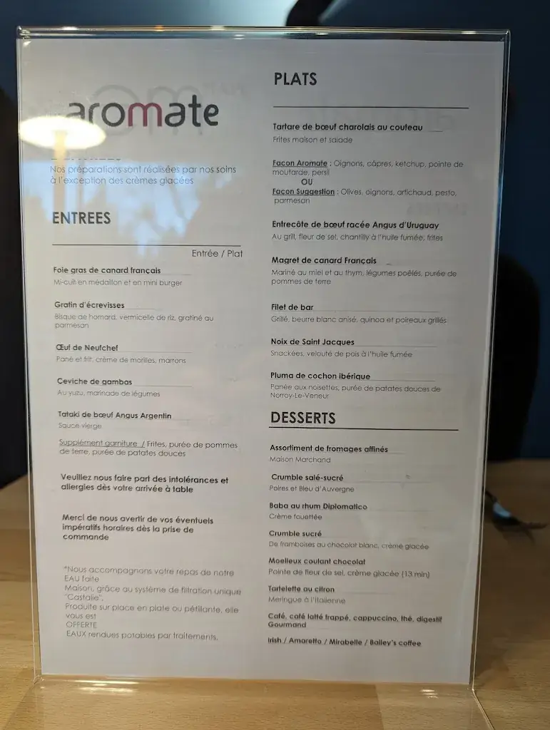 Menu_Restaurant L' Aromate Semécourt_Semécourt_image_3