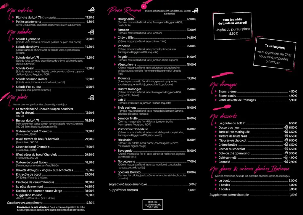 Menu_Brasserie Le Loft 71_Chassieu_image_1