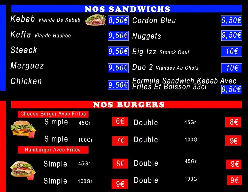 Menu_Restaurant Le Marigny_Marigny-le-Châtel_image_1