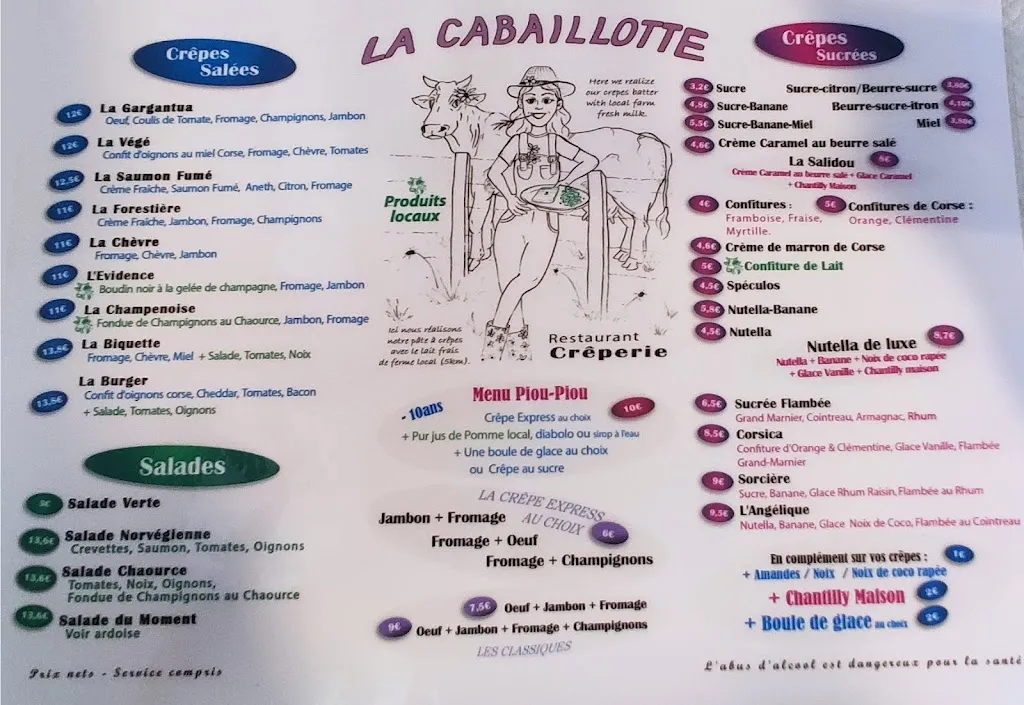 Menu_Restaurant Crêperie La Cabaillotte_Mesnil-Saint-Père_image_1