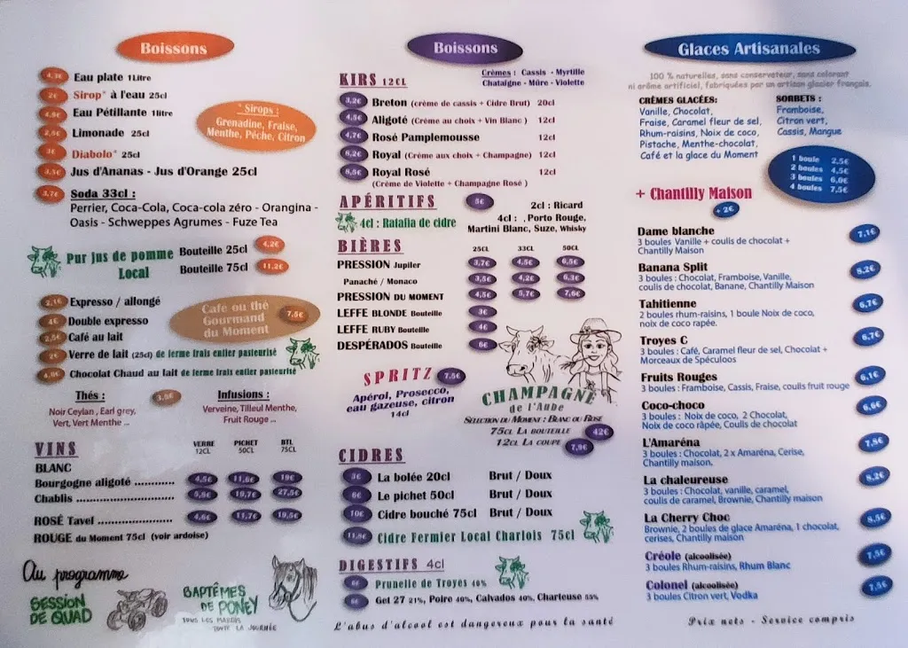 Menu_Restaurant Crêperie La Cabaillotte_Mesnil-Saint-Père_image_2