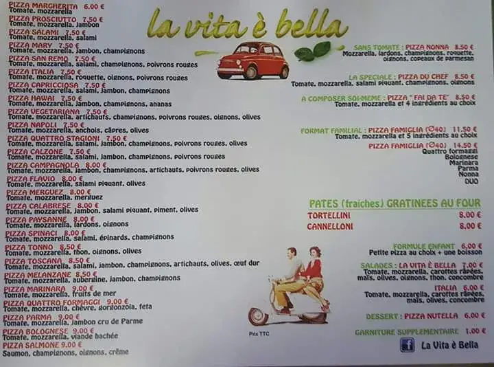 Menu_Pizzeria LA VITA E BELLA_Marckolsheim_image_1