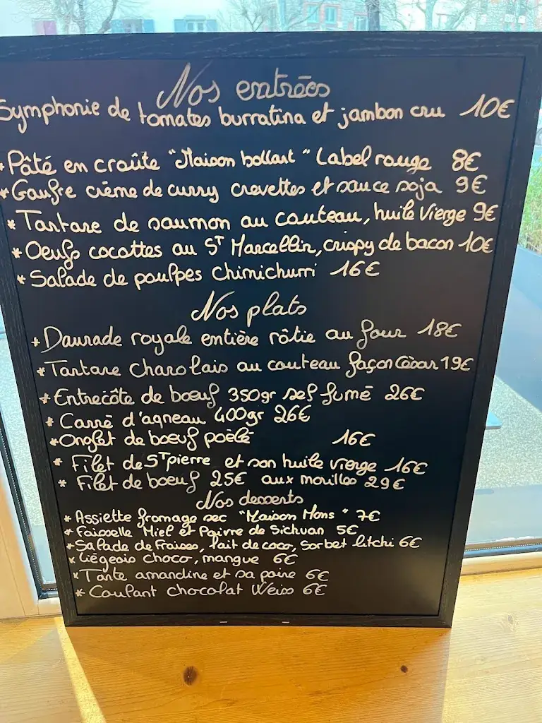 Menu_Restaurant Le Contre & Sens_Montbrison_imagen_2