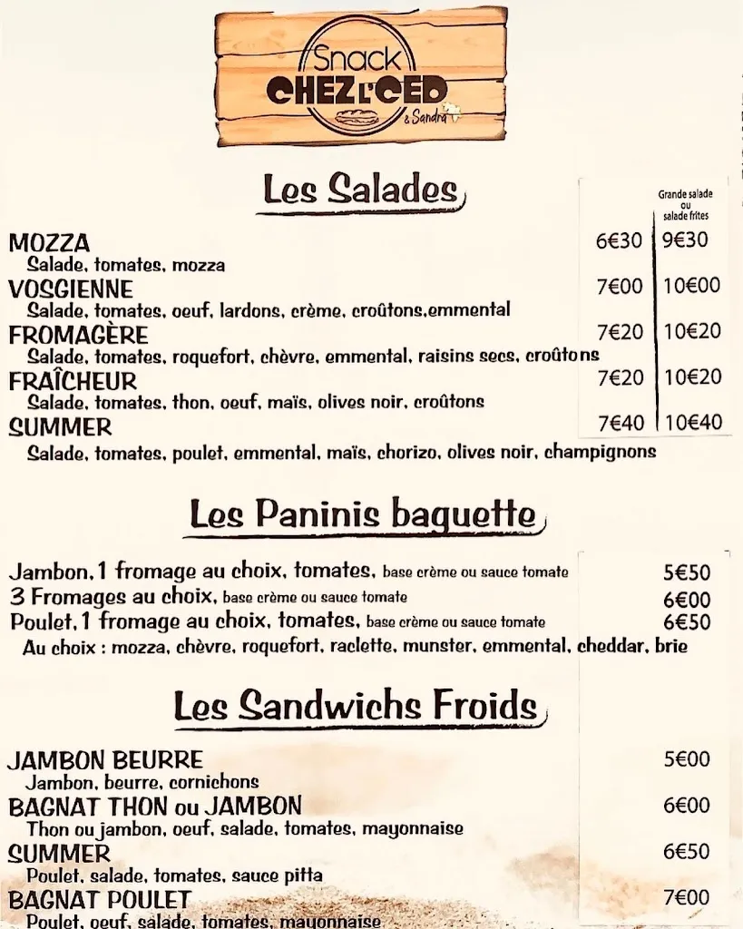 Menu_Chez L’Ced snack_Mondelange_image_2