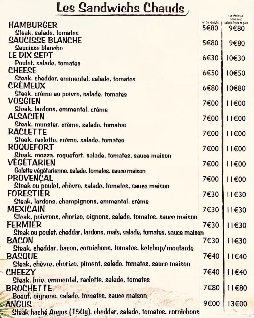 Menu_Chez L’Ced snack_Mondelange_image_3