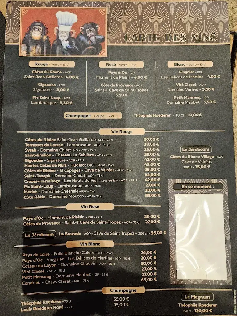 Menu_Aux 3 Singes_Montbrison_image_2