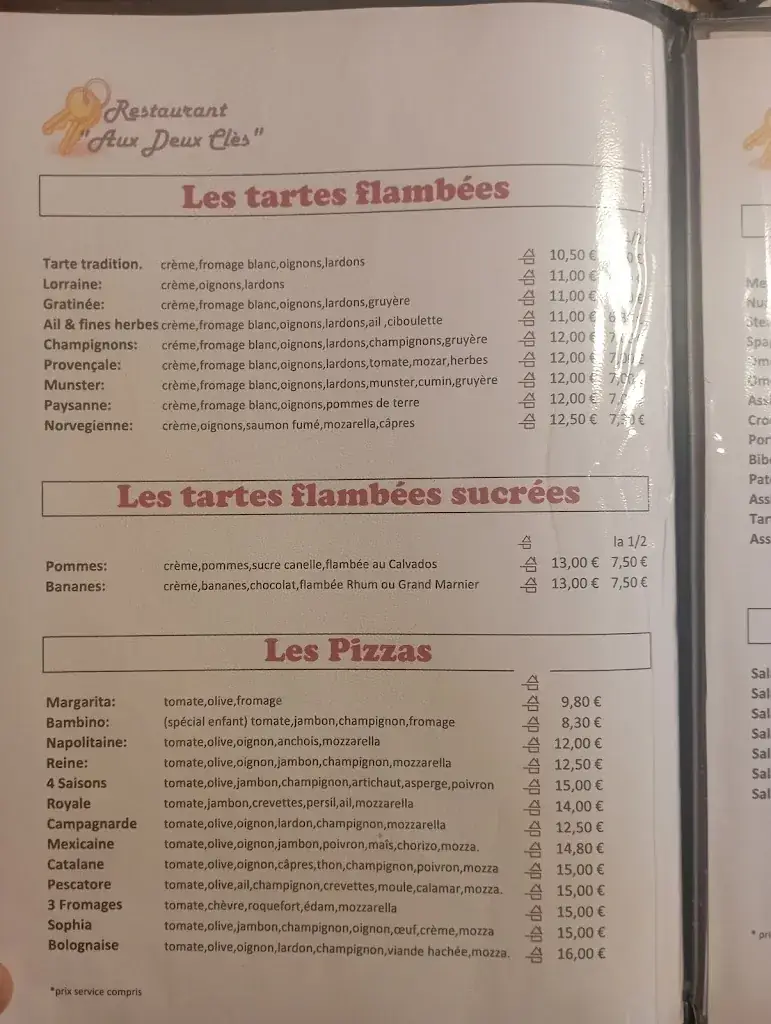 Menu_Restaurant Aux Deux Clés_Schwenheim_image_3