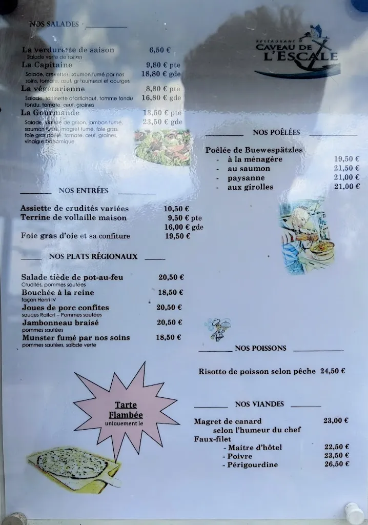 Menu_Restaurant Caveau de L'Escale_Saverne_image_2