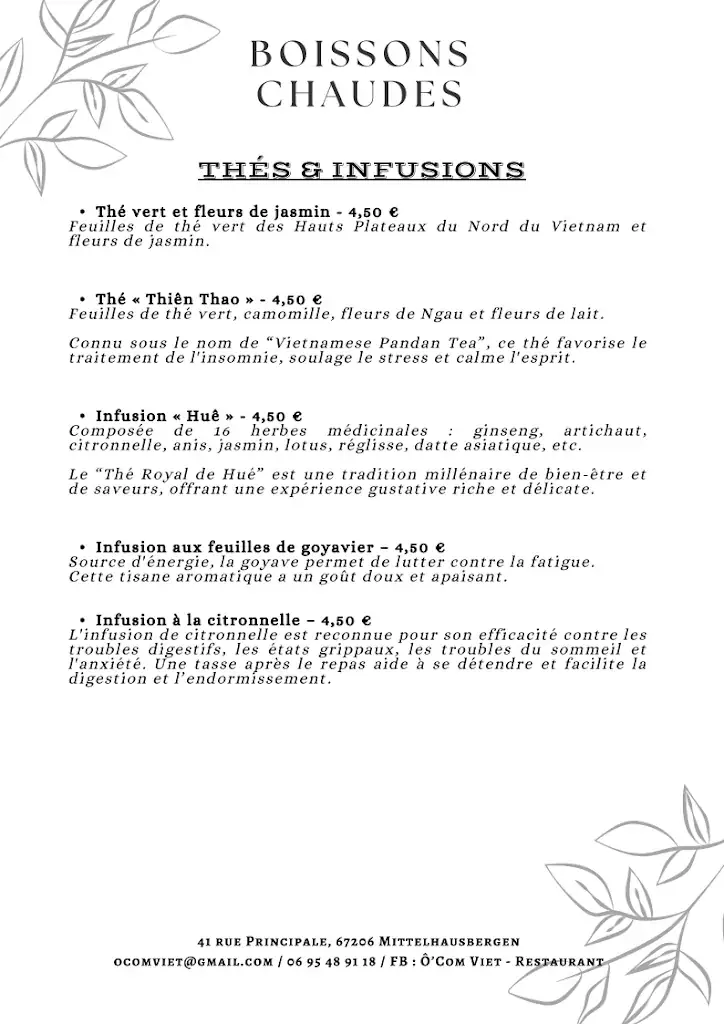 Menu_Restaurant Ô'Com Viet - Mittelhausbergen_Mittelhausbergen_image_3