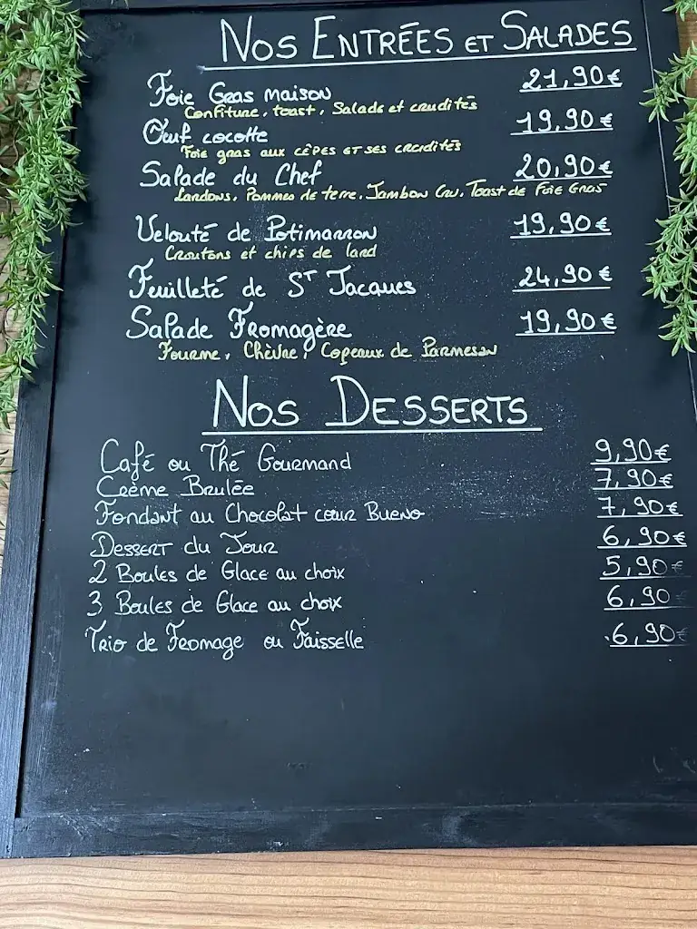 Menu_AUX 4 SAISONS_Montbrison_image_2