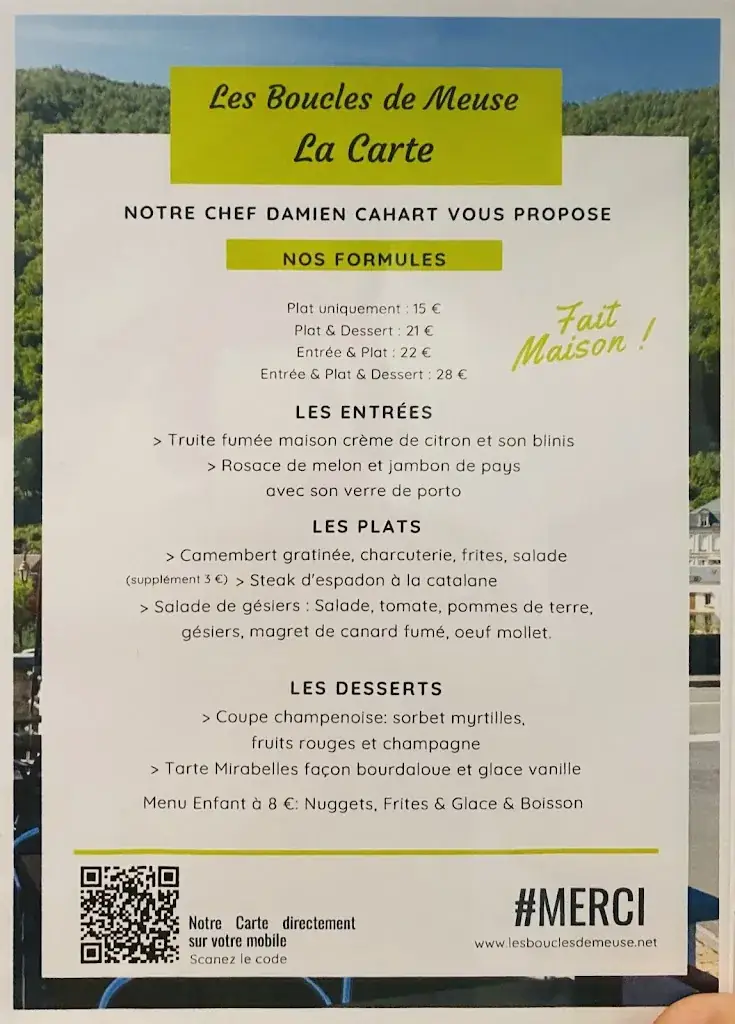 Menu_Les Boucles De Meuse Restaurant et Hôtel_Monthermé_image_4