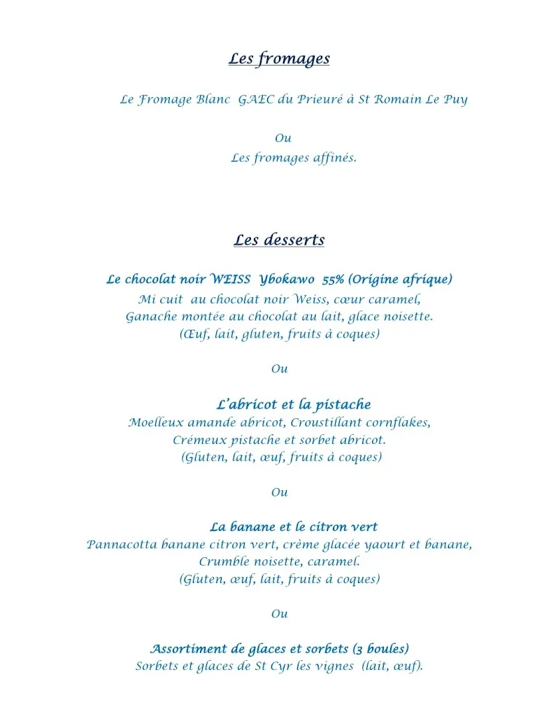 Menu_Restaurant Mise En Scène_Montbrison_image_2