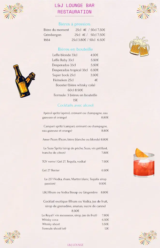 L&J LOUNGE ristorante a Saclas