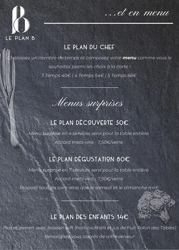Menu_Restaurant Le Plan B_Mirecourt_image_1