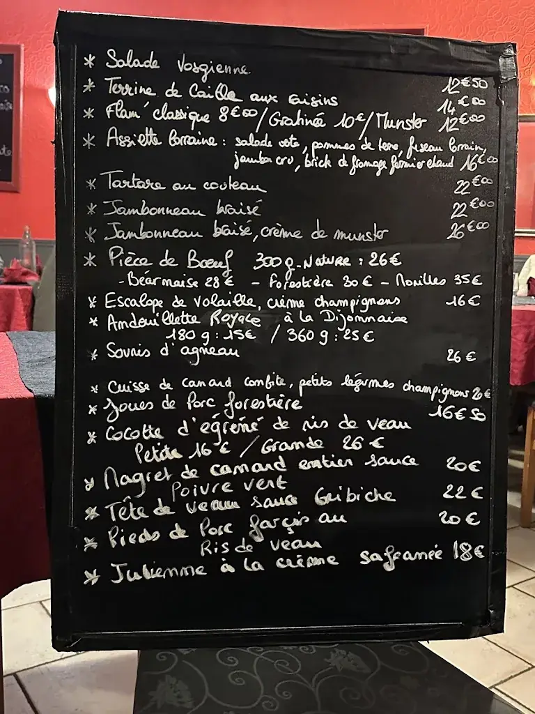 Menu_Restaurant l'abondance / Bar le Violon Dingue_Mirecourt_image_1