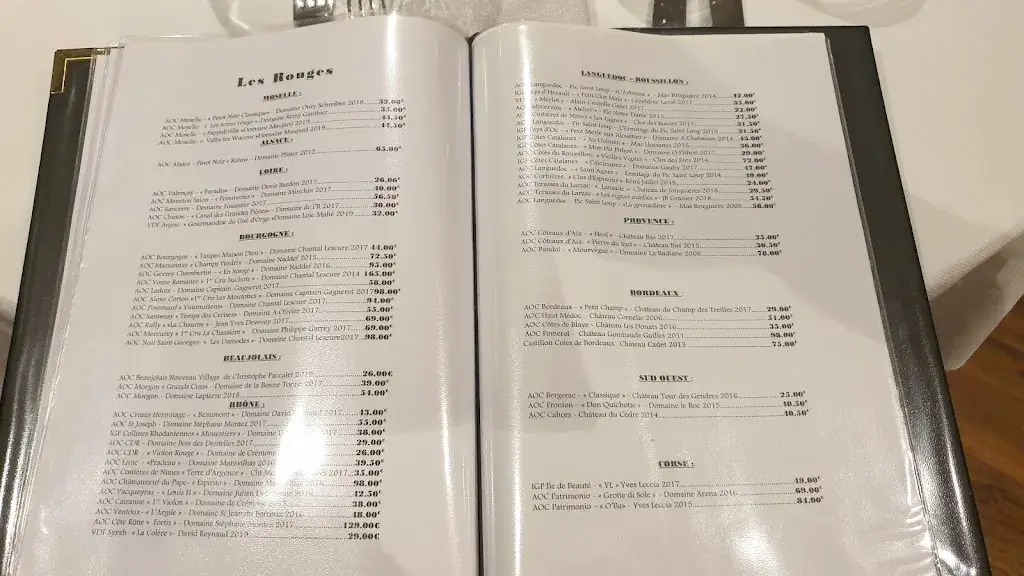 HOTEL RESTAURANT TOQUE et PASSION_Morhange_menu_image_1