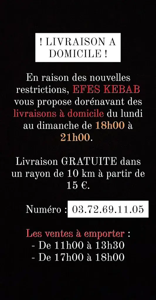 Menu_EFES Kebab 64 - Morhange_Morhange_image_4