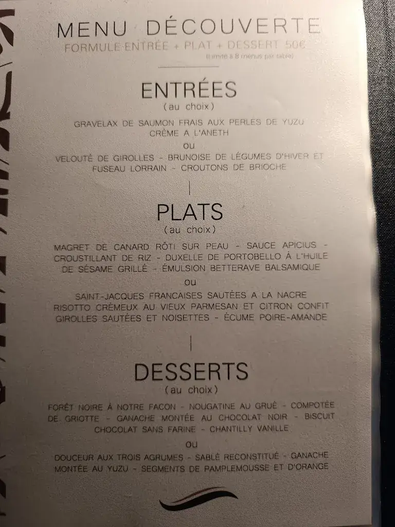 Menu_Vol 128 - Restaurant Bistronomique & Immersif_Moulins-lès-Metz_image_4