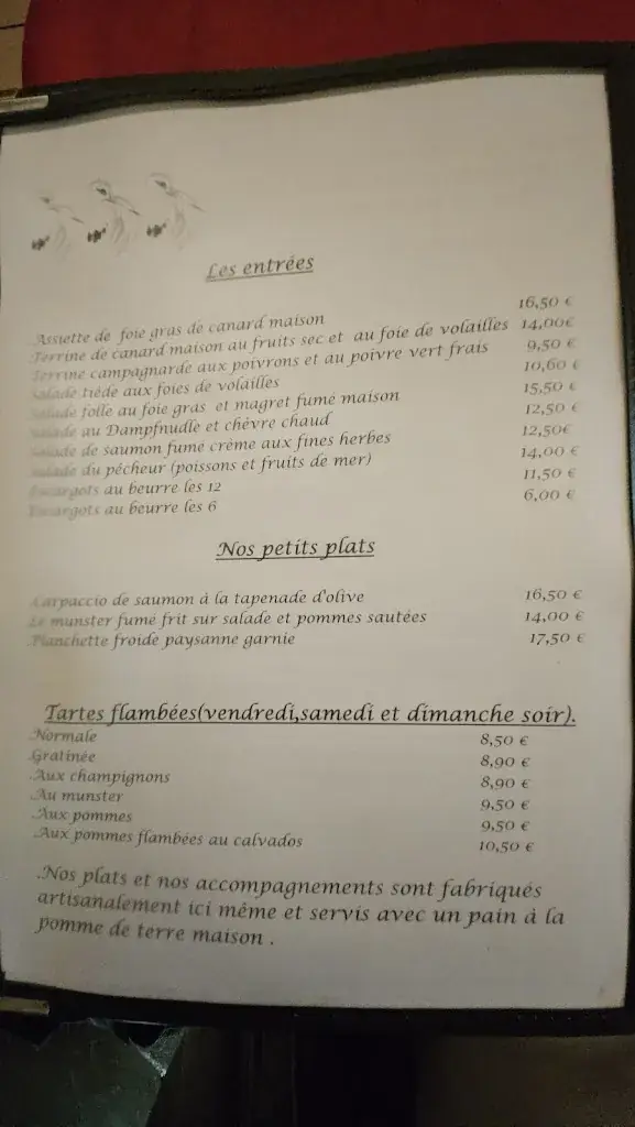 Menu_Restaurant Au Nid de Cigognes_Mutzig_image_2