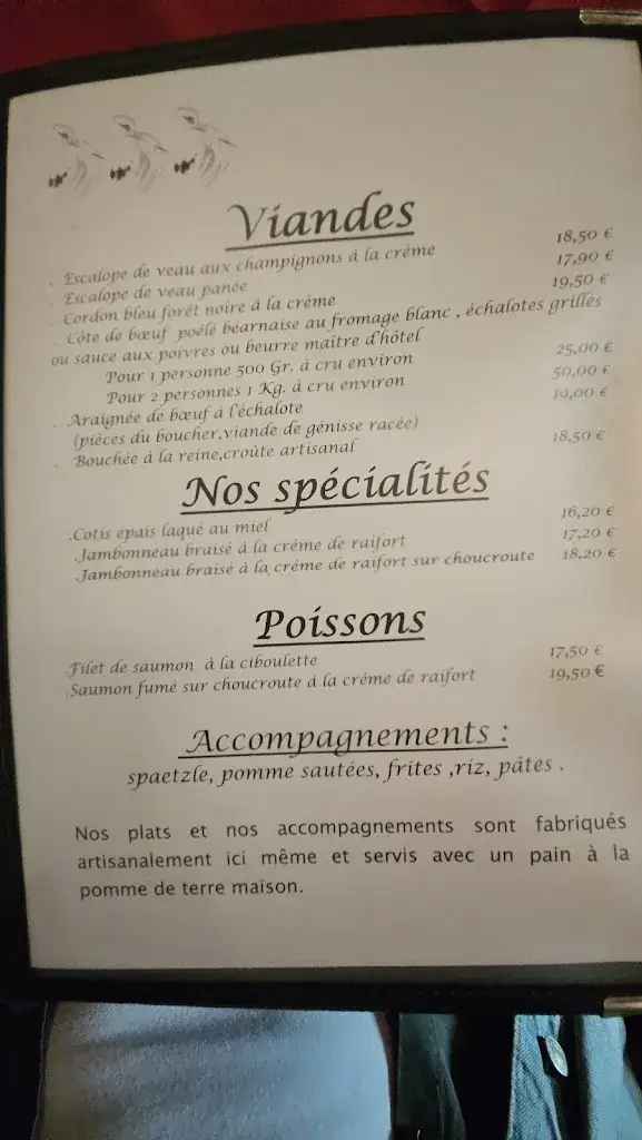 Menu_Restaurant Au Nid de Cigognes_Mutzig_image_3