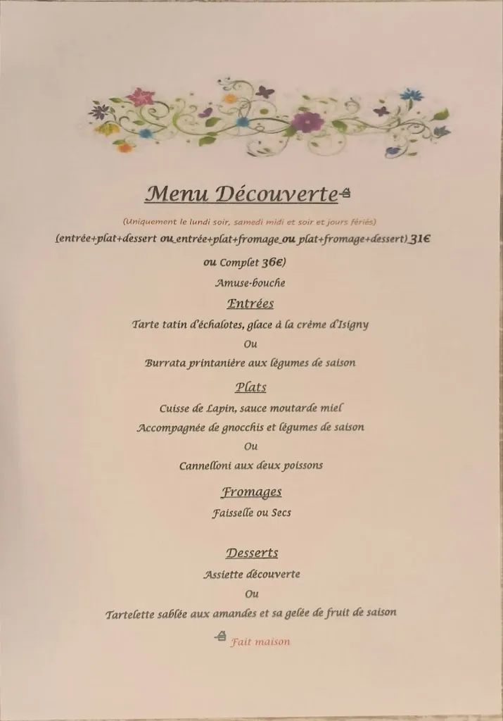 Menu_Restaurant À la Croisée_Saint-Marcellin-en-Forez_imagen_4