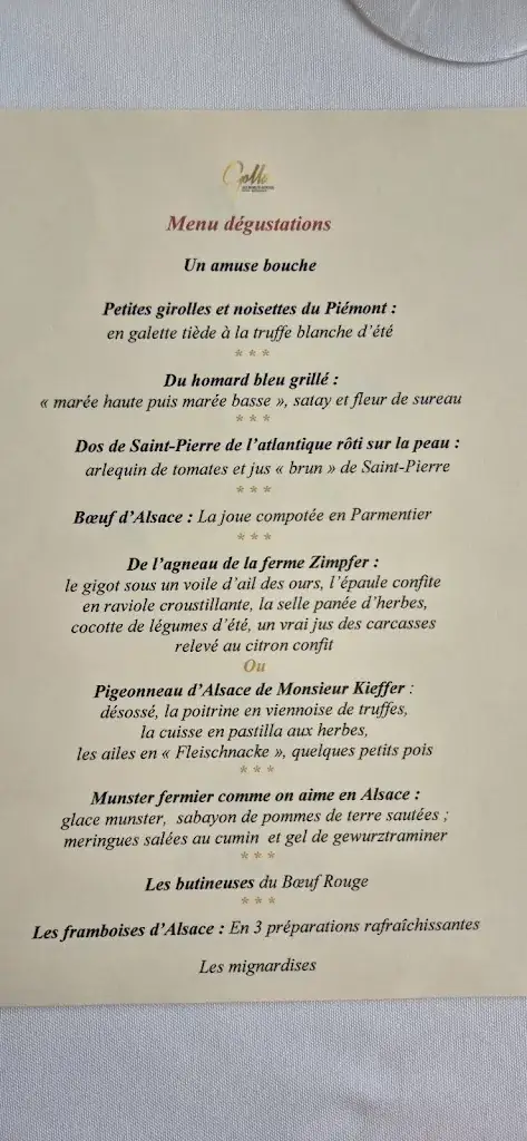 Menü_Hôtel Restaurant Au Boeuf Rouge_Niederschaeffolsheim_Bild_3