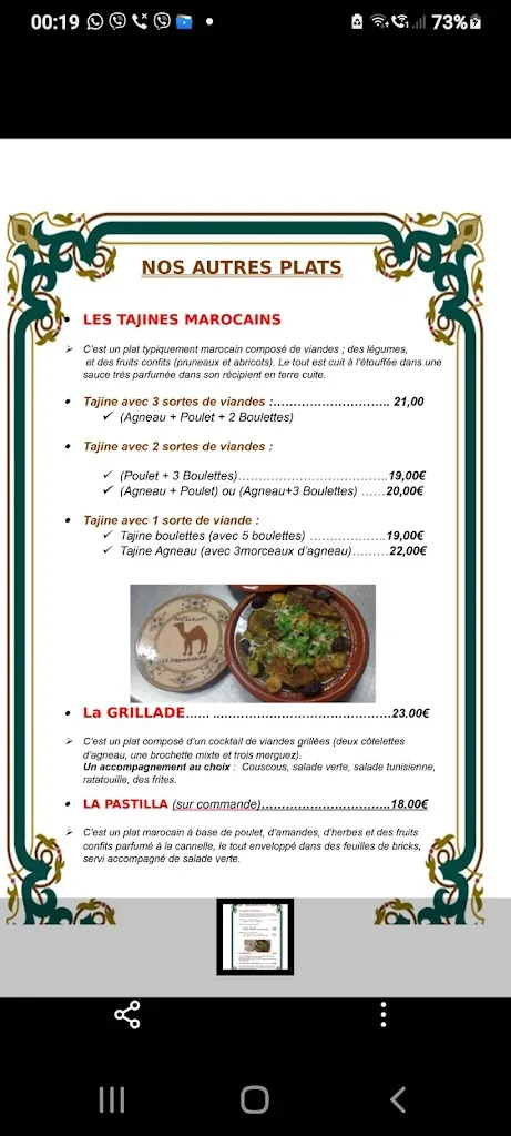 Menu_Restaurant Le Dromadaire_Sélestat_image_3