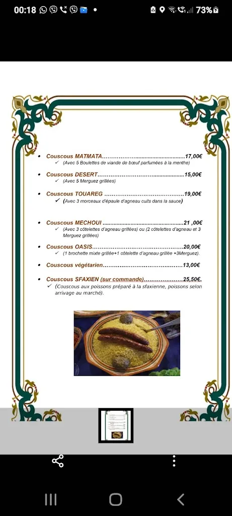 Menu_Restaurant Le Dromadaire_Sélestat_image_4