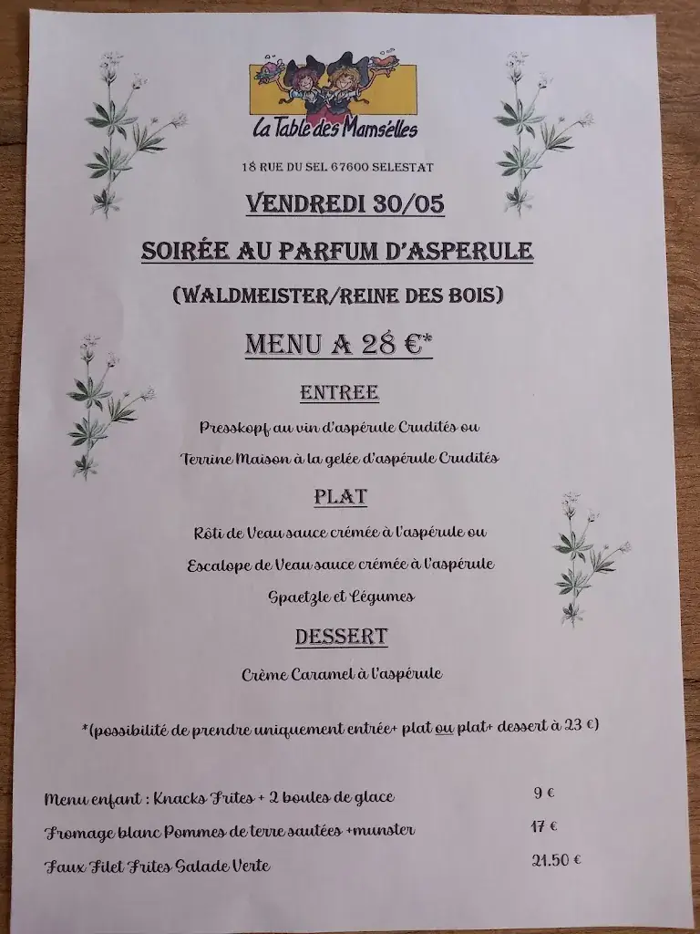 Menu_La Table des Mams’elles_Sélestat_image_1