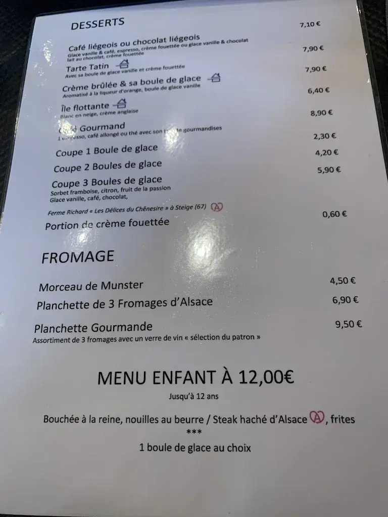 Menu_Restaurant Le Couvert_Sélestat_immagine_1