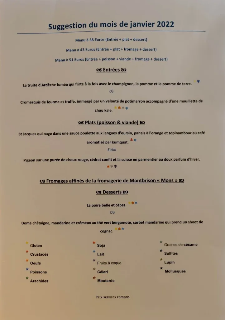 Menu_Le Clos de Montarcher_Montarcher_image_1