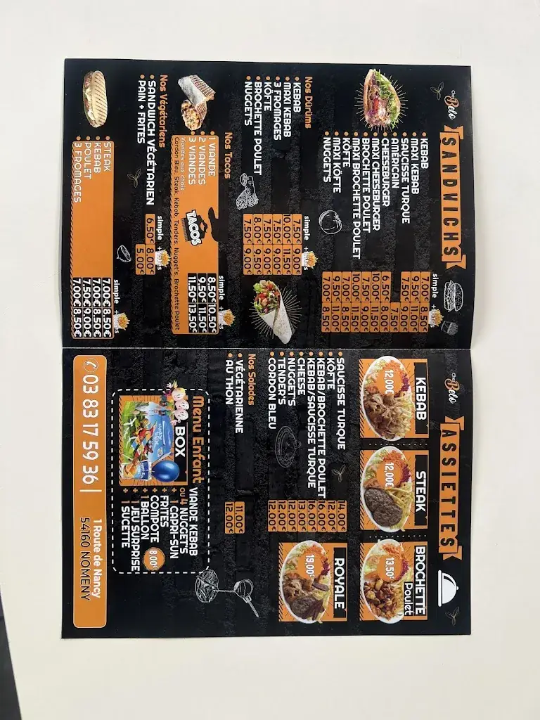 Menu_Kebab Nomeny Chez Belo_Nomeny_image_1