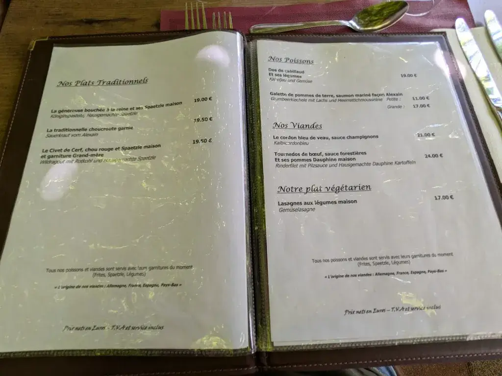 Menu_Winstub Restaurant Niederbronn Alsace_Niederbronn-les-Bains_image_1