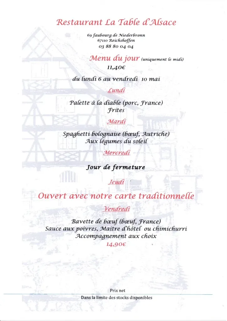 Menu_La Table d'Alsace_Reichshoffen_image_4