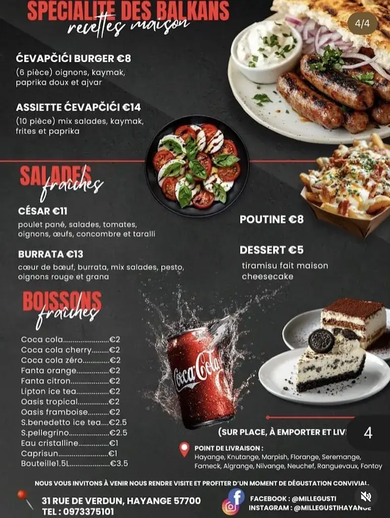 Menu_Mille Gusti Pizzeria & Trattoria_Hayange_image_1
