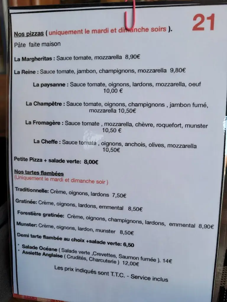 Menu_Hôtel Restaurant Belle Vue_Oberbronn_image_1