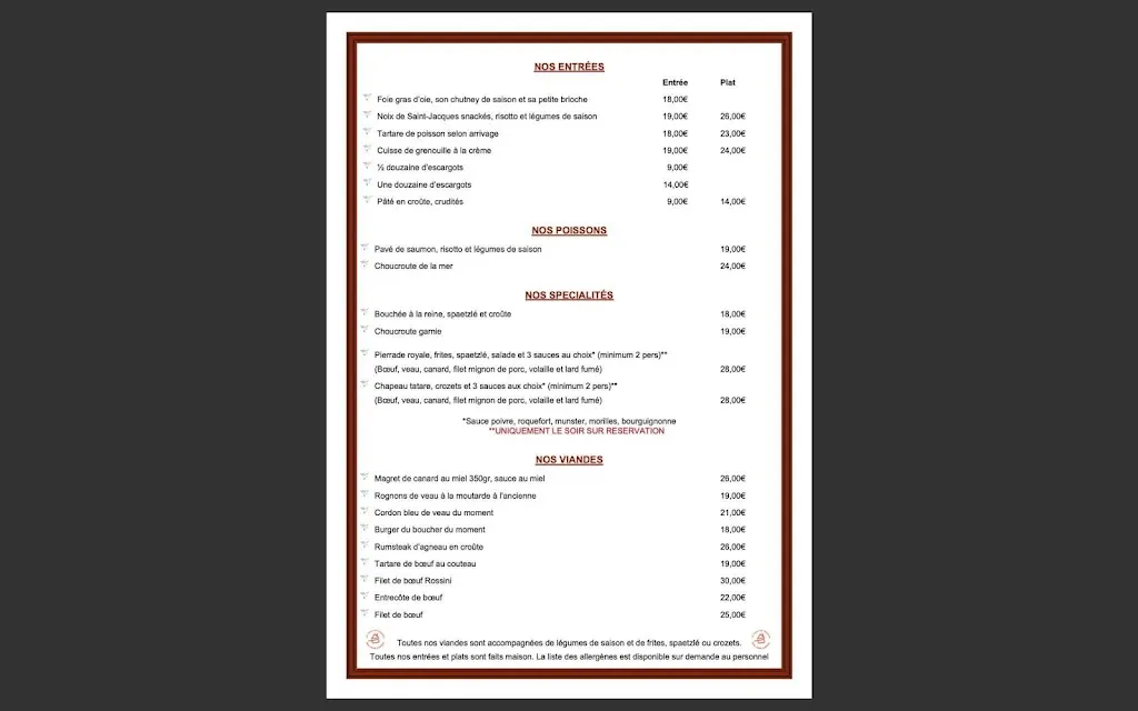 Menu_Restaurant le KOLIBRI_Rouffach_image_3