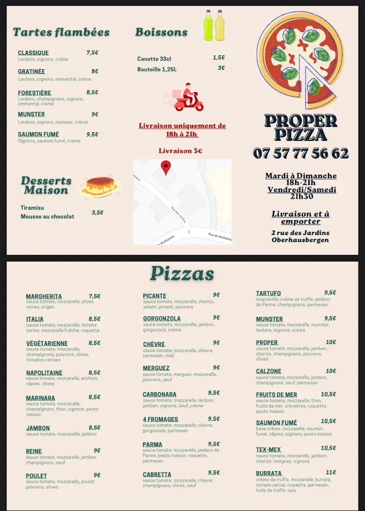 Menu_Proper Pizza_Oberhausbergen_image_2
