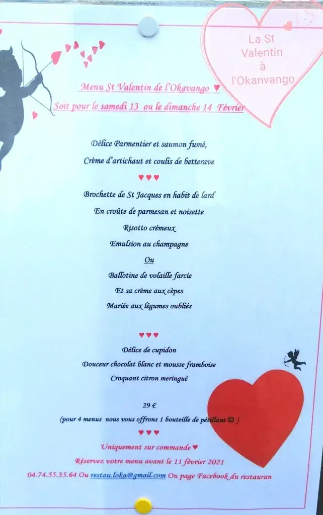 Menü_L'Okavango_Châtillon-sur-Chalaronne_Bild_3