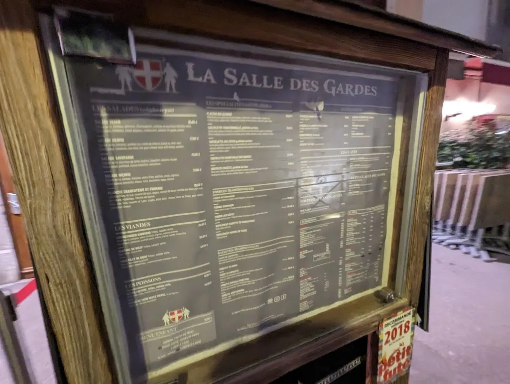 Menu_La Salle des Gardes_Senones_image_2