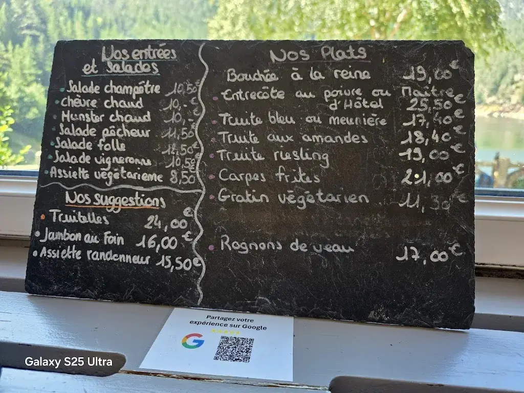 Menu_Auberge du Lac Noir_Orbey_image_1